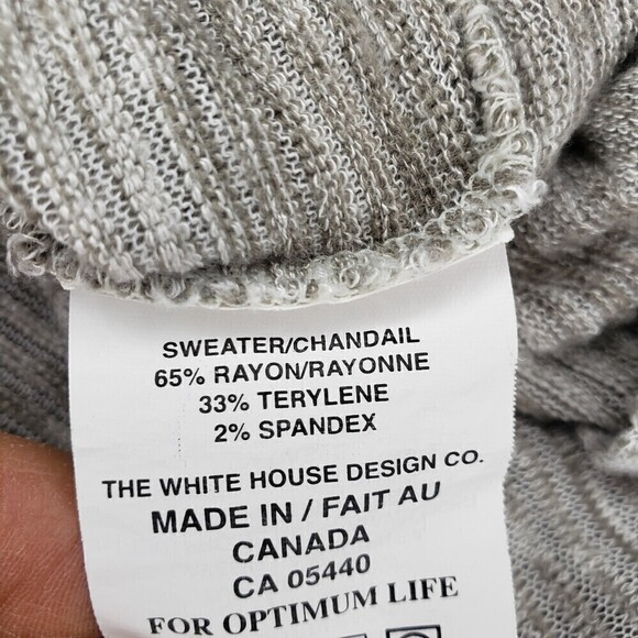 Sympli Easy As Pie Top Striped Grey Lagenlook Size 6 - Picture 6 of 6